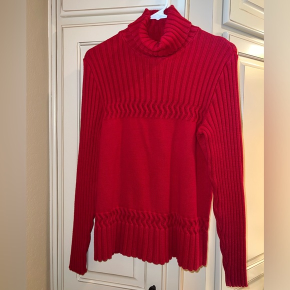 Coldwater Creek red sweater - Picture 1 of 3